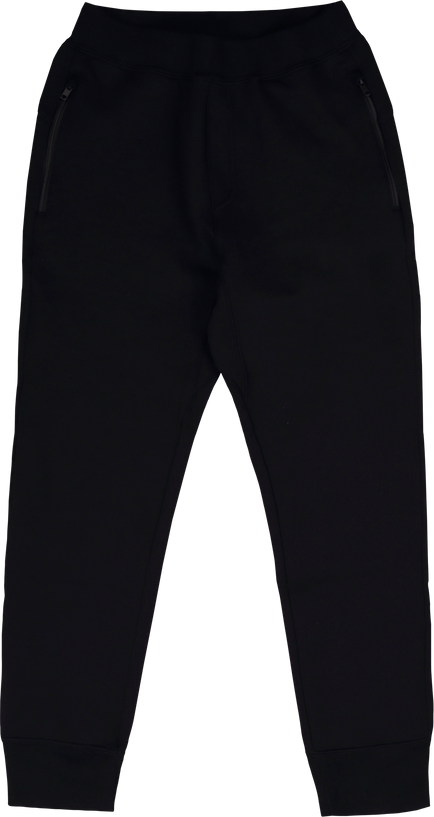 Front of Black Sweatpants Cutout